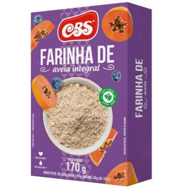 Imagem de Farinha de Aveia Integral CBS 170g Vegano Sem Glúten