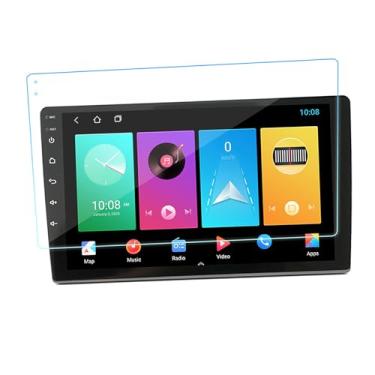 Imagem de Protetor de tela de navegação antirreflexo anti-impressão digital controle central filme temperado para carro (25 cm)