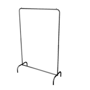 Imagem de Arara De Roupa Cabideiro DE CHAO Articulada - LOJA OU CLOSET (PRETA)