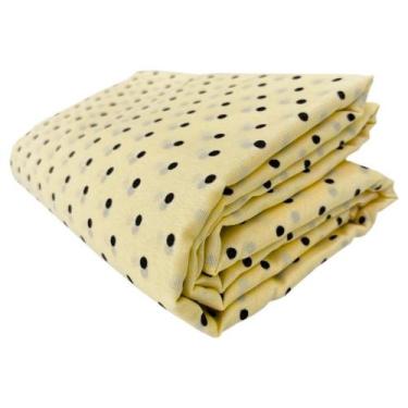 Imagem de Lençol Casal De Bolinha Sem Elástico Avulso Cobertor De Dormir - Comer