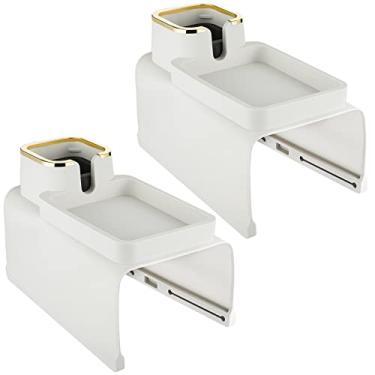 Imagem de Tessco for you 1 pacote com suporte de copo de sofá antiderrapante bandeja de mesa reclinável de silicone bandeja de apoio de braço para sofá pesada mesa de braço de sofá antiderramamento suporte de