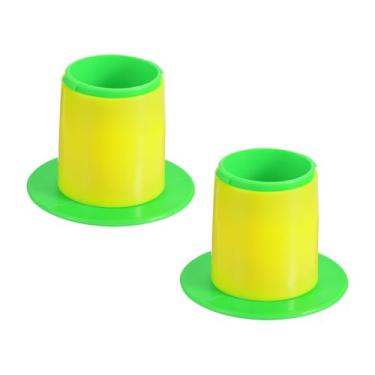 Imagem de PATIKIL Alça retrátil de 7,6 cm, 2 peças, dispensador de filme elástico de plástico para embalagem móvel de 50 mm, verde