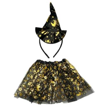 Imagem de Fantasia Infantil Halloween Bruxinha - Evolution, Único