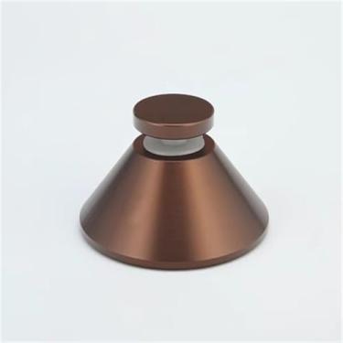 Imagem de Maçaneta para porta de vidro de banheiro, armário de exposição de porta de correr de cozinha, redonda, com furo único, m