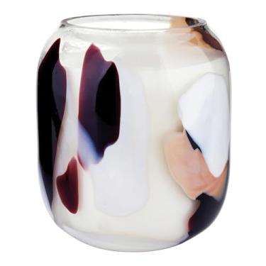 Imagem de 47th & Main Velas perfumadas Horizon Vela de vidro decorativa para decoração de casa, 8,3 cm de diâmetro x 10 cm de altura, bergamota e musgo de carvalho