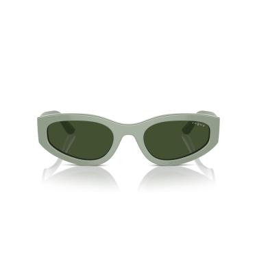 Imagem de Óculos de Sol Vogue Eyewear 0VO5585S 316171 Tam 54 / Verde - Lentes Verde Escuro