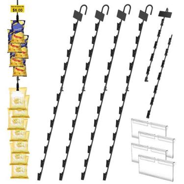 Imagem de Tiras de mercadorias suspensas Ngdiluxury Chip Display Rack 32cm