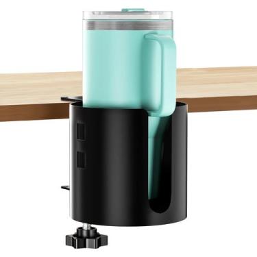 Imagem de Porta-copos de mesa OOKUU Anti-Spill para mesa ou mesa preto