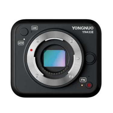 Imagem de YONGNUO YN433II Câmera Live Steaming 4K Digital USB 8-Core 2.2GHz Frequência principal RAM 6GB + Flash 64G Storage M43 Sistema de lentes intercambiáveis com Andriod 10.0 integrado para telefone e