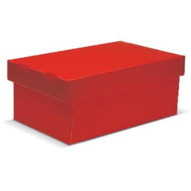 Imagem de Caixa organizadora Polibras mini fosca vermelho 120x180x300mm