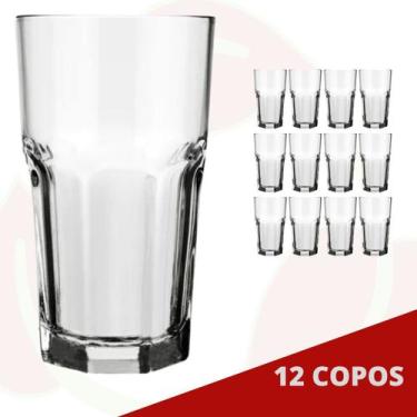 Imagem de 12 UNI Copo Bristol 340ML Nadir Café Água Suco Long Drink - NADIR FIGU