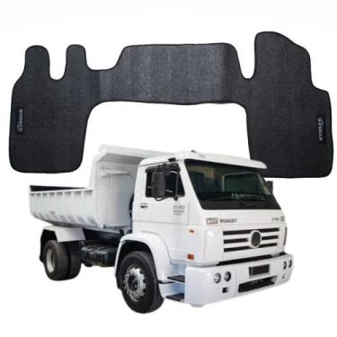 Imagem de Tapete de Borracha Personalizado Bordado Caminhão Volkswagen Worker 19