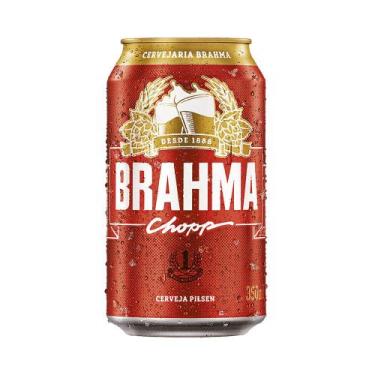 Imagem de Cerveja Brahma Chopp 350ml, 12 Unidades