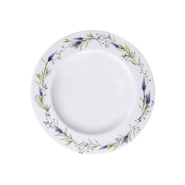 Imagem de Prato Fundo Tramontina Lilla 23cm Em Porcelana Decorada