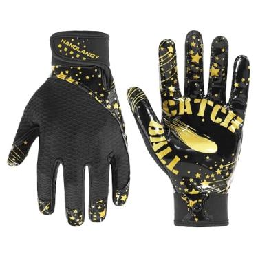 Imagem de Luvas de futebol para crianças, jovens e adultos – Luvas receptoras super adesivas com forte aderência e durabilidade – Ótimo presente para meninos, meninas e homens