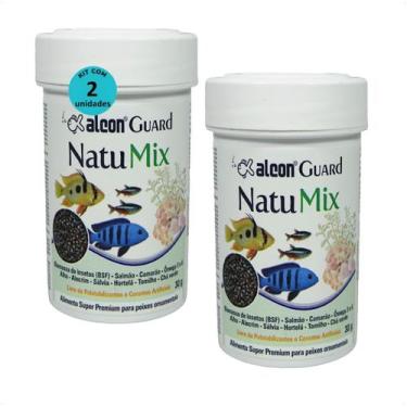 Imagem de Alcon guard natu mix 30g para peixes ornamentais kit com 2