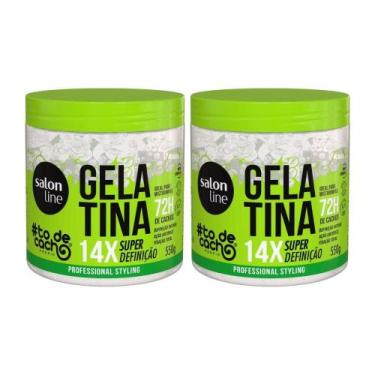 Imagem de Kit Gelatina Capilar Salon Line Todecacho Super Definição 550g (2 Unid