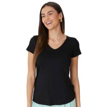 Imagem de Blusa Mullet Malwee Básicos 1000037400, Preto, XGG
