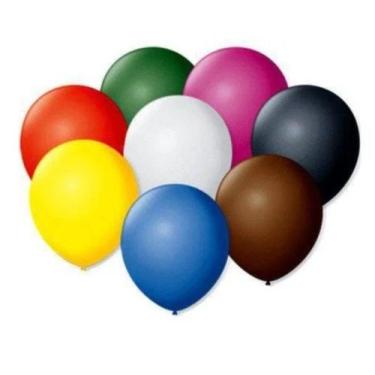 Imagem de Balão Liso Linha Buffet N7 Sortida 50un Art Latex