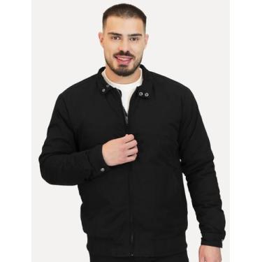 Imagem de Jaqueta Dixen Masculina Sarja Preta, L/G
