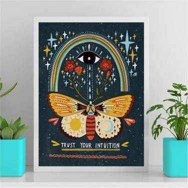 Imagem de Quadro Trust Your Intuition 24X18Cm - Com Vidro