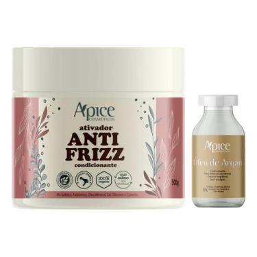 Imagem de Kit Apice Creme de Pentear Antifrizz 500g + Óleo Argan 12ml
