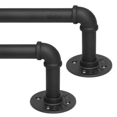 Imagem de Barra de cortina Refrze Industrial de 66 a 120 cm de comprimento ajust