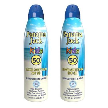 Imagem de Spray de proteção solar Panama Jack Kids SPF 50 155 ml (pacote com 2)