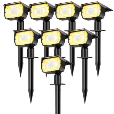 Imagem de Spot Lights solar nipify, pacote com 8, 56 sensores de movimento LED, 
