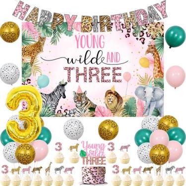 Imagem de Decorações de aniversário kreat4joy Young Wild e Three Girl