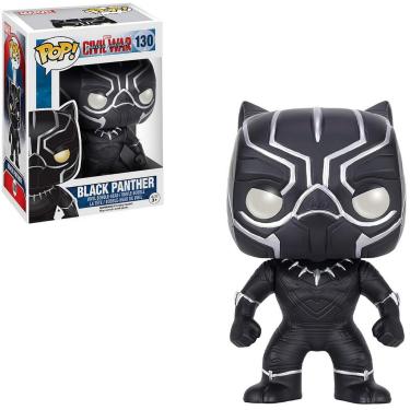 Imagem de Funko Pop Captain America 130 Black Panther Pantera Negra
