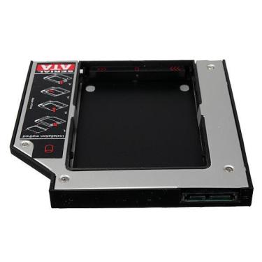 Imagem de Adaptador Dvd Hd Ou Ssd Notebook Drive Caddy 12,7Mm Sata
