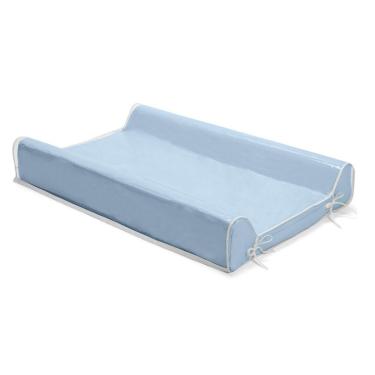 Imagem de Trocador Bebê de Cômoda Anatômico Azul com Capa Plástica-Hug