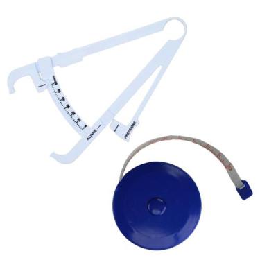 Imagem de Kit Avaliacao Fisica Medir Gordura Corporal Adipometro Fita Metrica Im