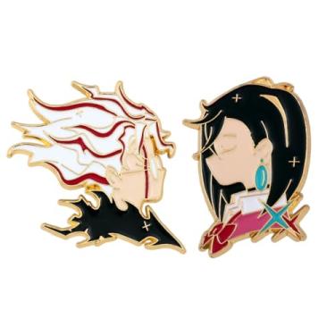 Imagem de Broche de metal anime Ayase Momo para mulheres e homens Takakura Ken Broche de desenho animado