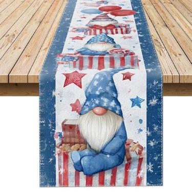 Imagem de Caminho de mesa de linho anão, decoração de mesa de jantar de cozinha de cor sazonal, sala de jantar ao ar livre interior casa de fazenda aniversário festa em casa presente feriado casamento decoração