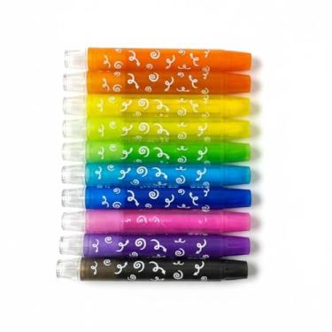 Imagem de Kit 10 Giz de Cera Twister Jumbo Colorir