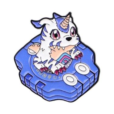 Imagem de Pin De Esmalte Digital Infantil De Monstro De Anime, Distintivo De Din