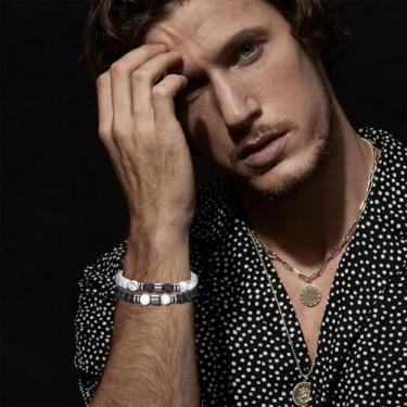 Imagem de Pulseira antiálcool internacional antiálcool para reduzir o desejo de beber joias para mulheres e homens, ajuda a aliviar a ansiedade, joias presentes, Medium, Latão, Sem Pedra Preciosa