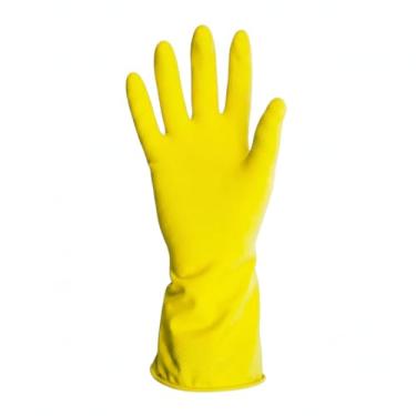 Imagem de Kit 10 Pares de Luvas Nobre Silver M – Luvas de Borracha/Látex Hipoalergênicas Amarelas para Limpeza, Louças e Uso Profissional
