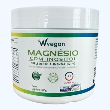 Imagem de Magnesio com Inositol 300g Sabor Camomila e Lavanda WVegan