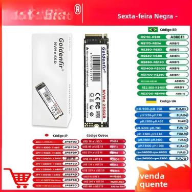 Imagem de SSD M2 NVMe Goldenfir PCIe De 256GB, 128GB, 120GB, 512GB, 1TB, Disco R