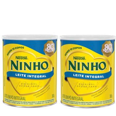 Imagem de Kit 2 Leite em Pó Ninho Integral 380g Cada - Nestlé