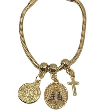 Imagem de Esta pulseira apresenta um pingente e exala uma aura nobre e elegante(Aparecida 3)