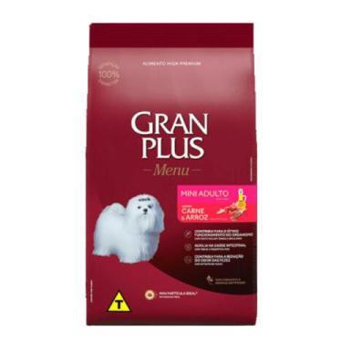 Imagem de Ração GranPlus Menu para Cães Adultos de Porte Mini Sabor Carne e Arro