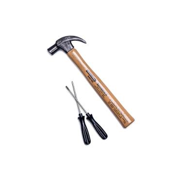 Imagem de Tramontina 43408195, Kit de Ferramentas 3 Peças com 1 Martelo de Unha 18 Mm 2 Chaves Fenda 3/16X3