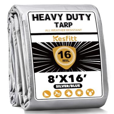 Imagem de Lonas resistentes à prova d'água com ilhós a cada 59,9 cm, lona de plástico 420D grossa, resistente a UV, resistente a rasgos e desbotamento, bordas reforçadas para barraca de acampamento de piscina