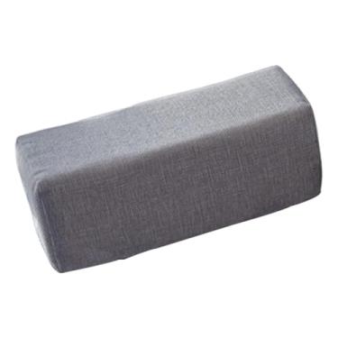 Imagem de Ioensy Almofada de apoio de braço para cadeira, almofada de espuma removível premium, ergonômica, de apoio de braço de substituição, de para cotovelo, Cinza Claro