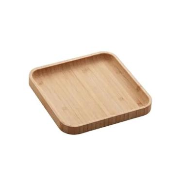Imagem de TRAVESSA DE BAMBU QUADRADO 19,5cm x 19,5cm x 1,5cm