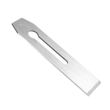Imagem de Generic Lâmina de Plaina Manual Afiada HSS para Aplainamento de Madeira Eficiente para Carpinteiro Prata Branco 44 Mm 51 Mm (Lâmina de plaina 51mm)
